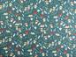 Preview: Patchworkstoff petrol Balnk Quilting Weihnachtsmäuse